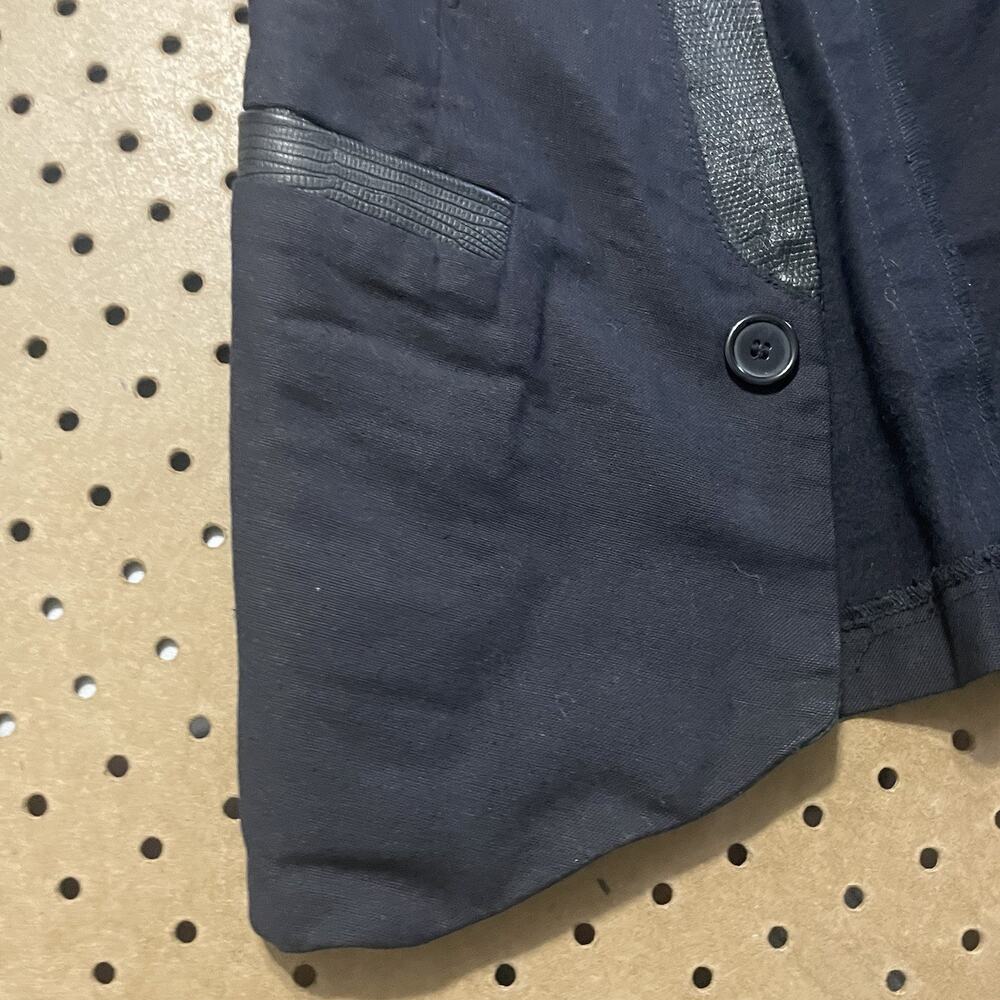 En Noir Jacket Womens Medium Black Python Leather… - image 6